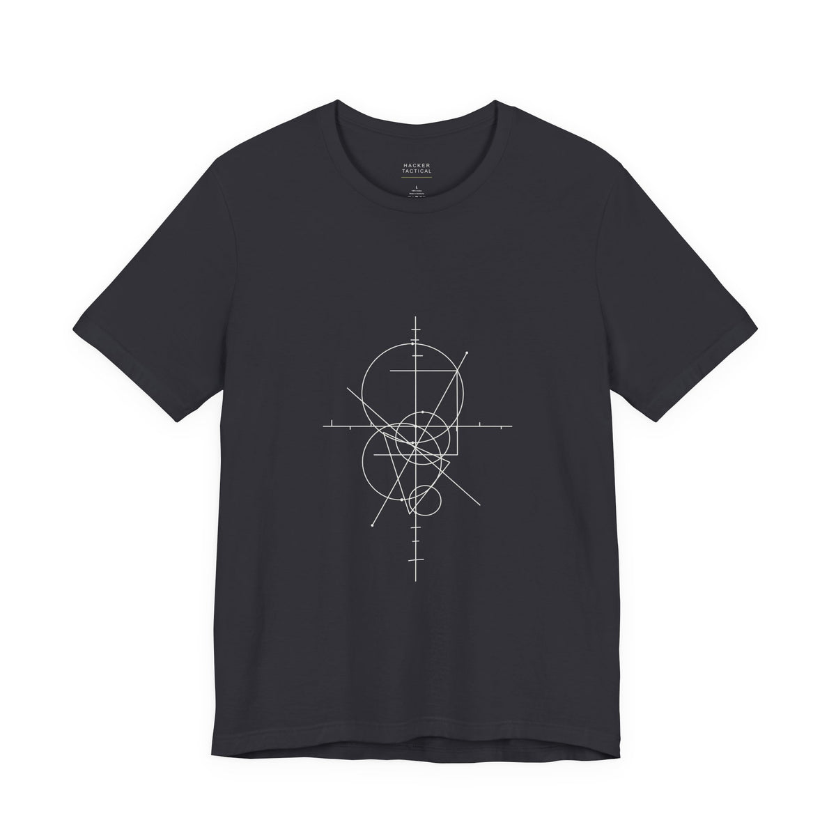 Hacker Tactical Field Charcoal Graphic Tee